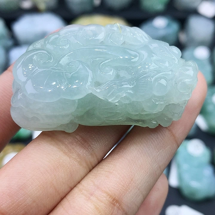 翡翠未镶嵌颈饰天然缅甸翡翠
