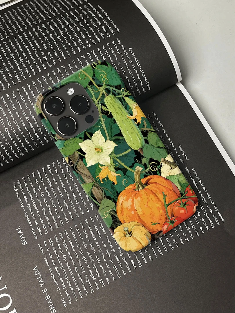 蔬菜油画手机壳适用于苹果16promax17华为荣耀vivo小米等