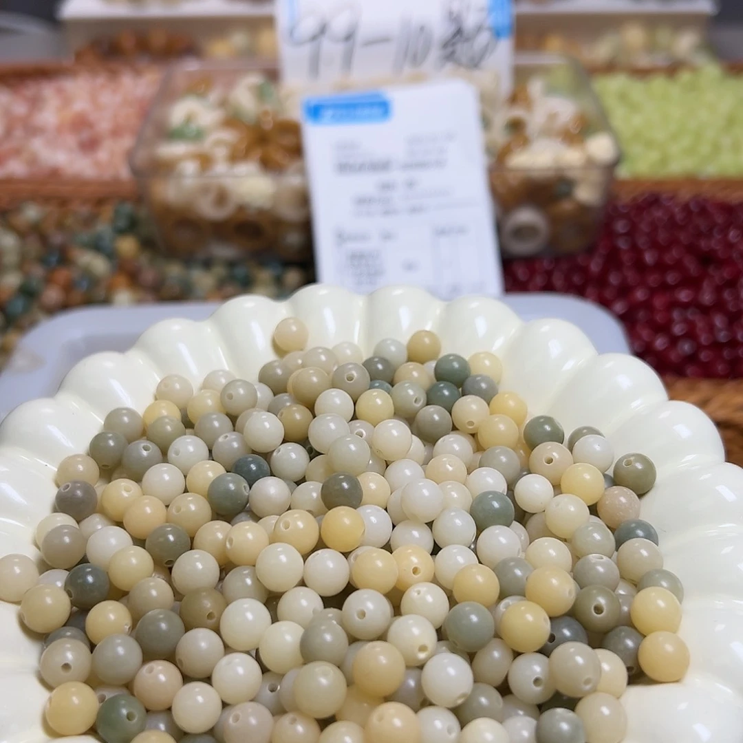 菩提根/象牙果吊坠卡8多宝圆100颗