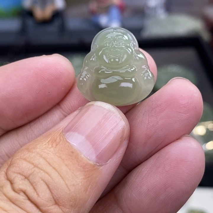 和田玉颈饰未镶嵌夏****5