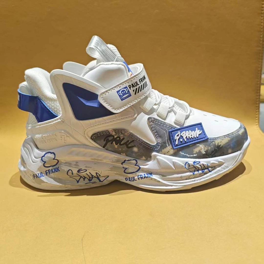 青少年童鞋冬季鞋子透气棉鞋男篮球鞋运动鞋学院风1-24