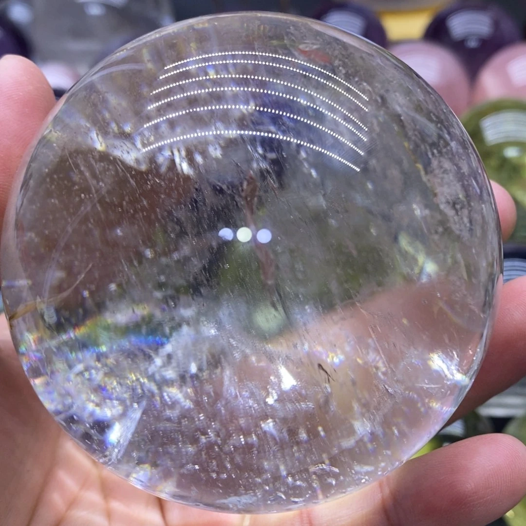 未镶嵌珠宝半成品紫晶1124白水晶漏