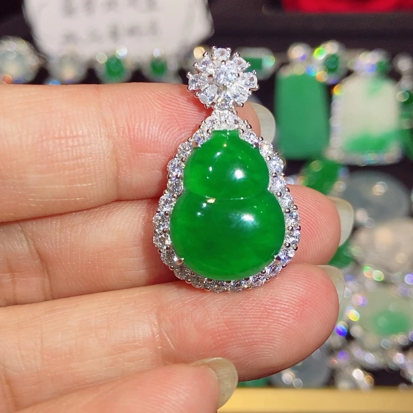 【闪购商品】颈饰未镶嵌翡翠天然翡翠