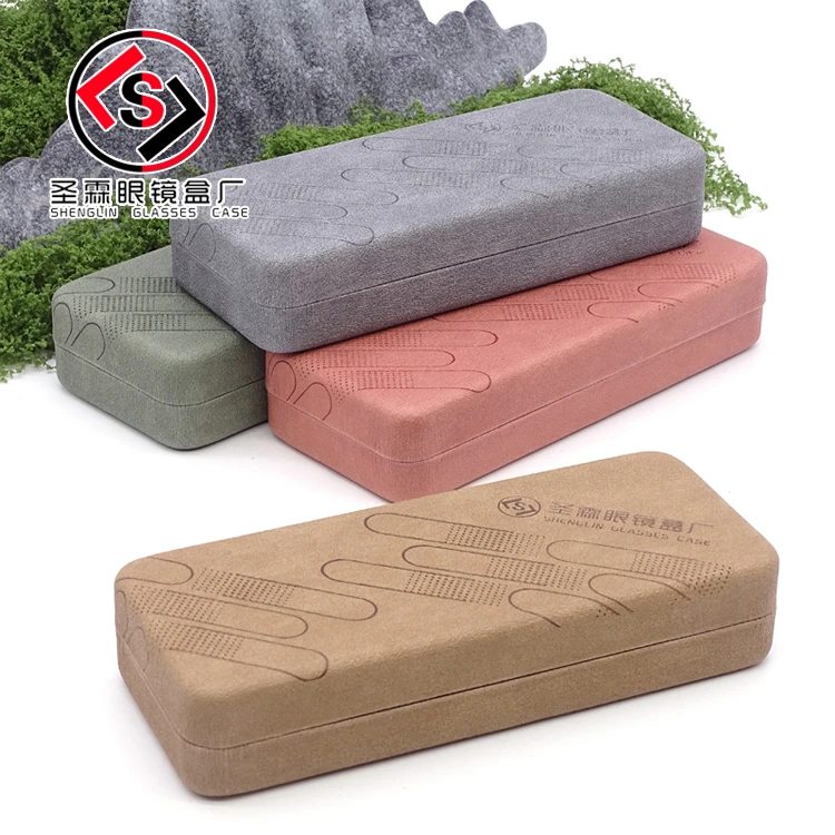 二百起眼镜盒抗压别针大方压变满屏便携男士女学生铁镜盒可印logo