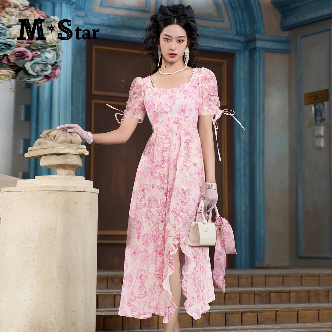 【芊芊专属】M-Star明星系列碎花连衣裙 SEBL121518