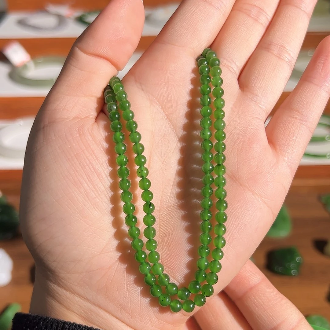 和田玉未镶嵌项链