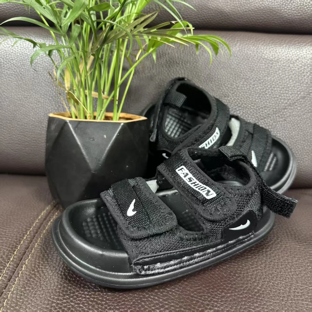 夏季新款魔术贴凉鞋26-37防滑休闲鞋男女童 2852