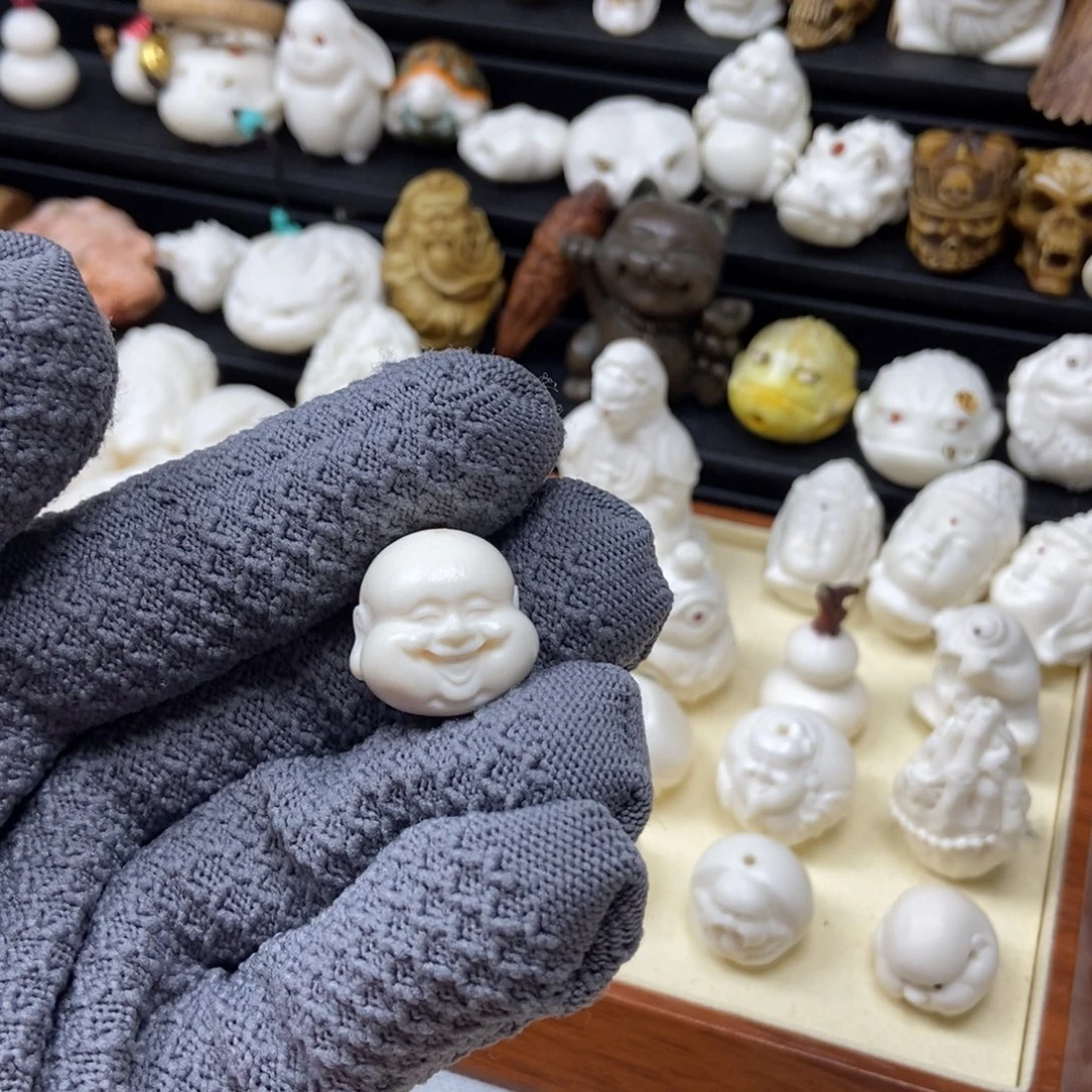 重***生手串/手链鹿骨笑佛