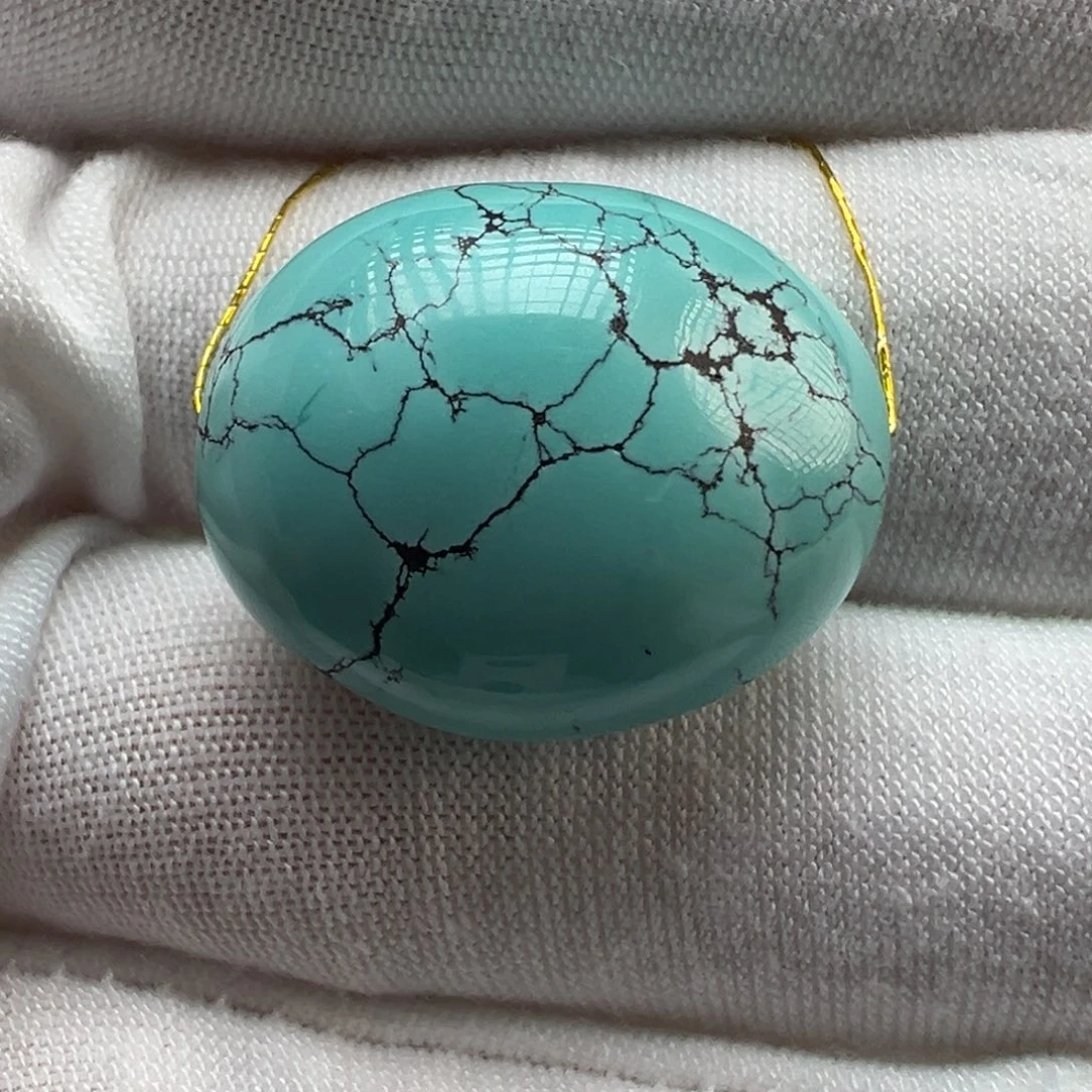 一***虎绿松石未镶嵌配饰