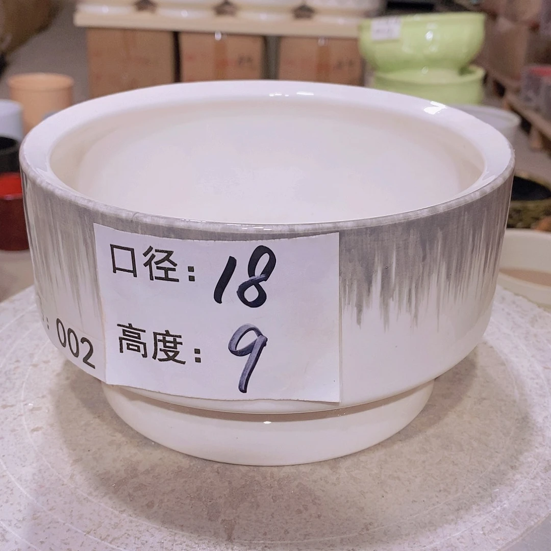 【闪购商品】陶瓷微瑕花盆-CCH002-1个小号