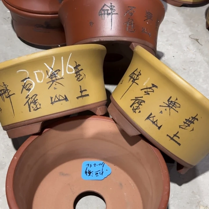 花盆紫砂100-4。 30-16。