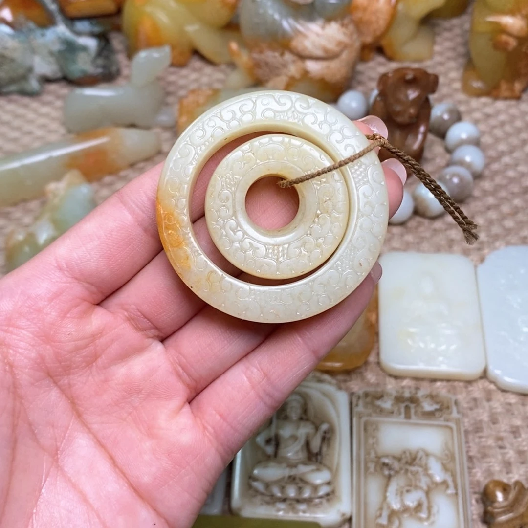 白玉菩提吊坠白玉菩提白玉菩提摆件