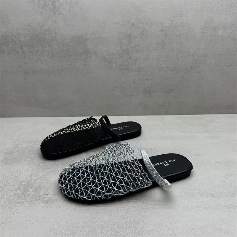 夏休闲款法式拖鞋女新款配裙子仙女风拖鞋899