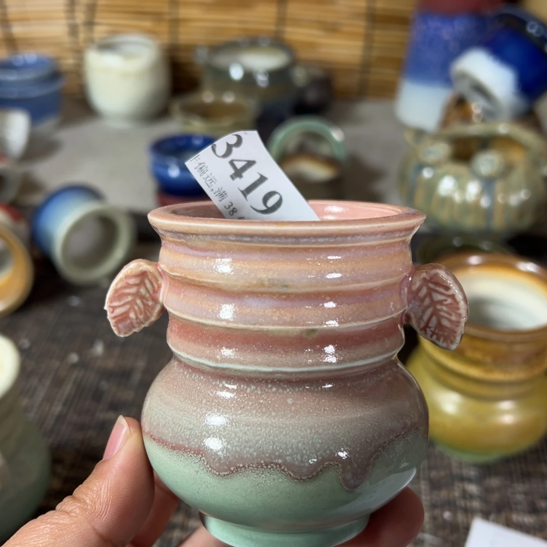 红陶景德镇手工花盆