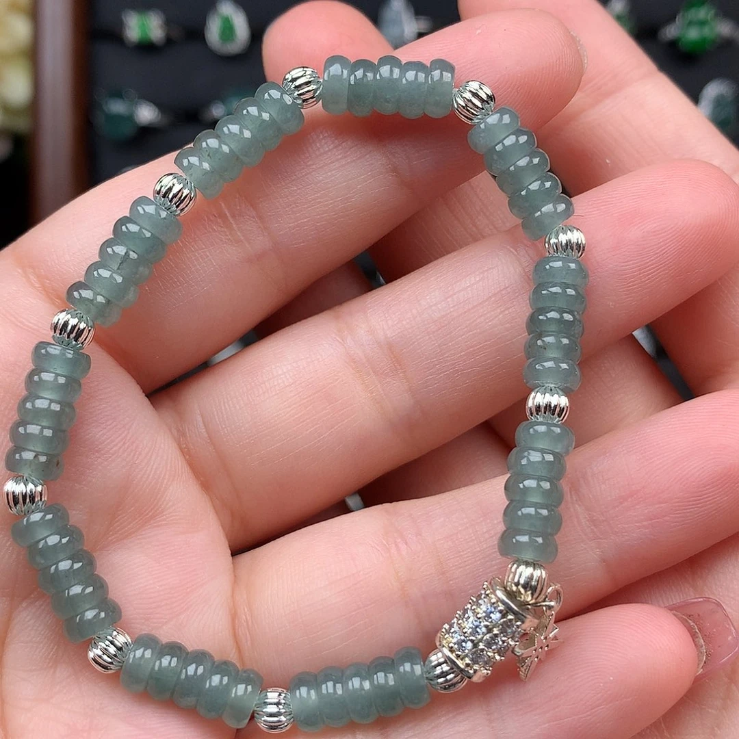 翡翠未镶嵌手链手串