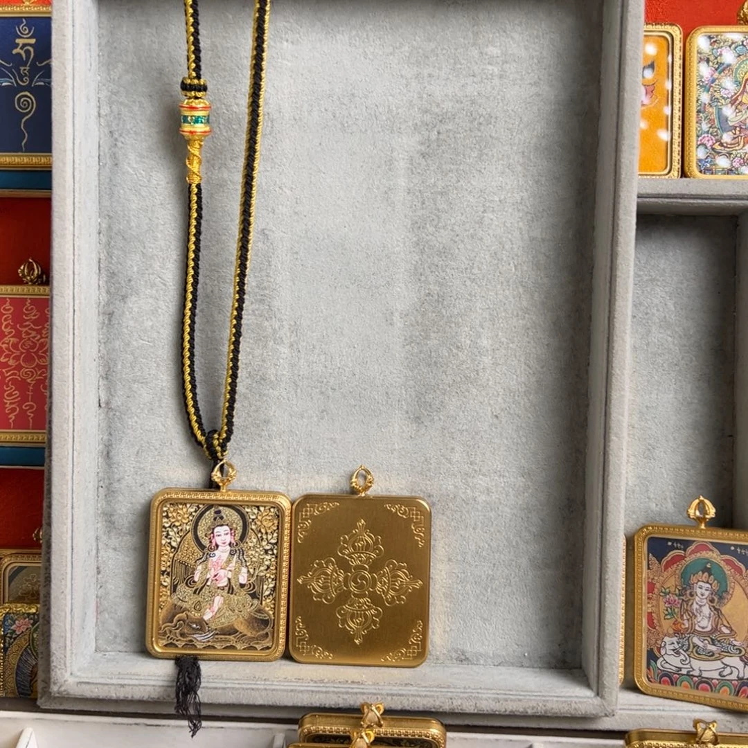 风***信吊坠单面 普贤 定制