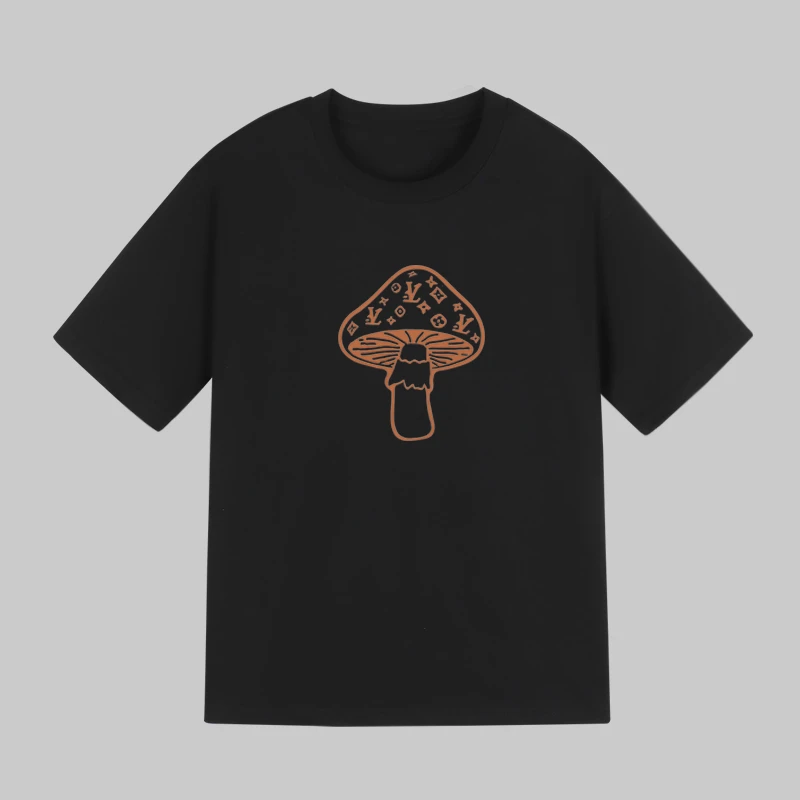 男士蘑菇休闲短袖