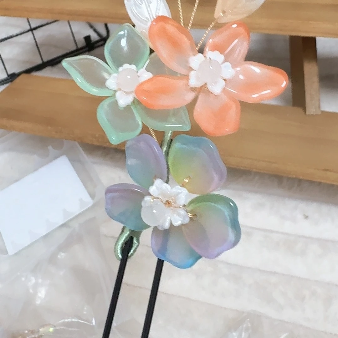 铁合金仿水晶古风发簪秒杀闪购