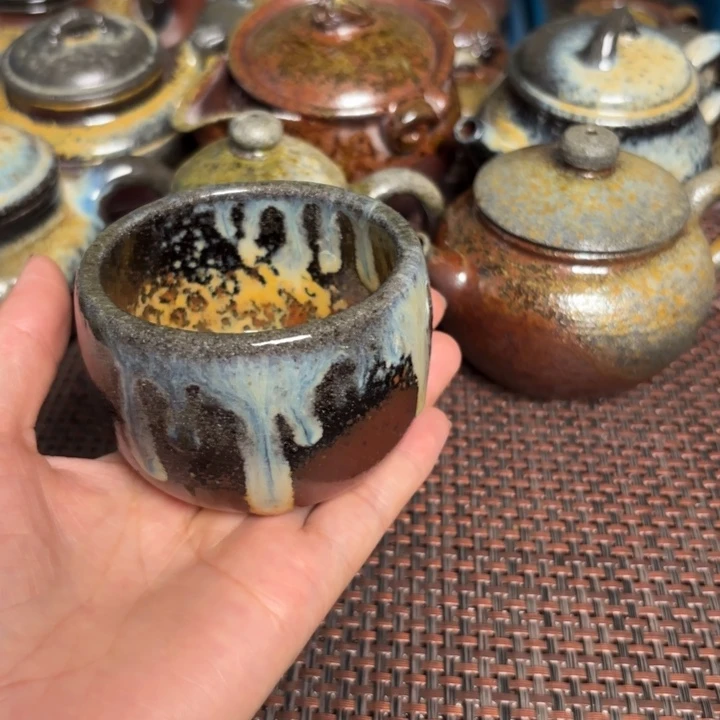 茶杯紫砂垂珠罗汉130