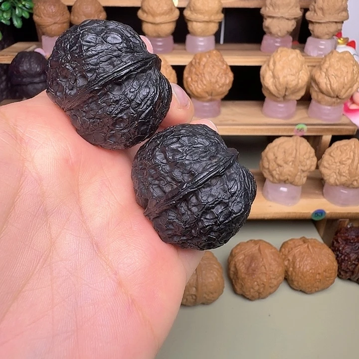 吊坠文玩核桃1号车38尺寸蟒纹元宝