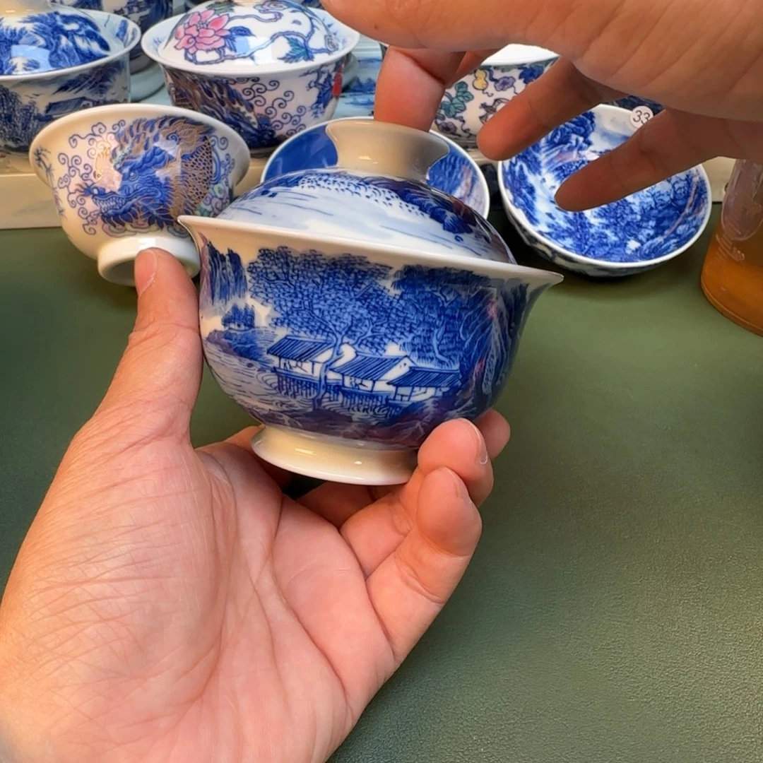 纯手工纯手绘茶具石头39