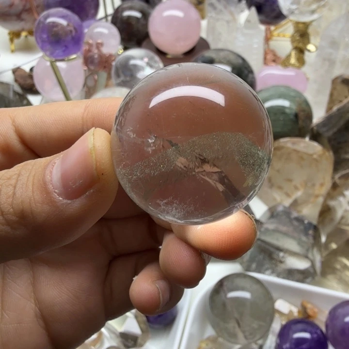 水晶未镶嵌珠宝半成品