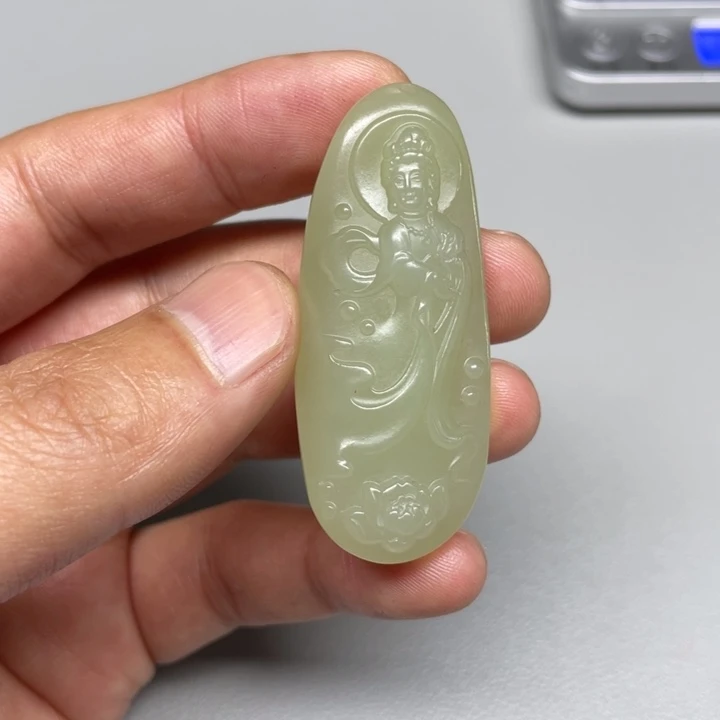 和田玉吊坠(不含链)未镶嵌阿****身