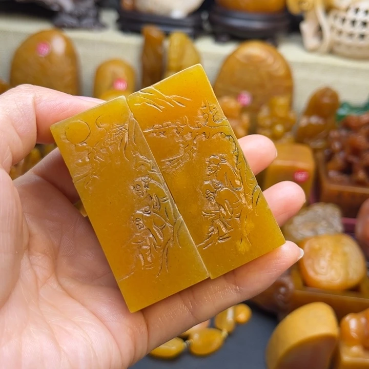 光***落印石寿山石题材：工艺品