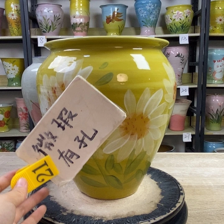 景德镇高温陶瓷花盆