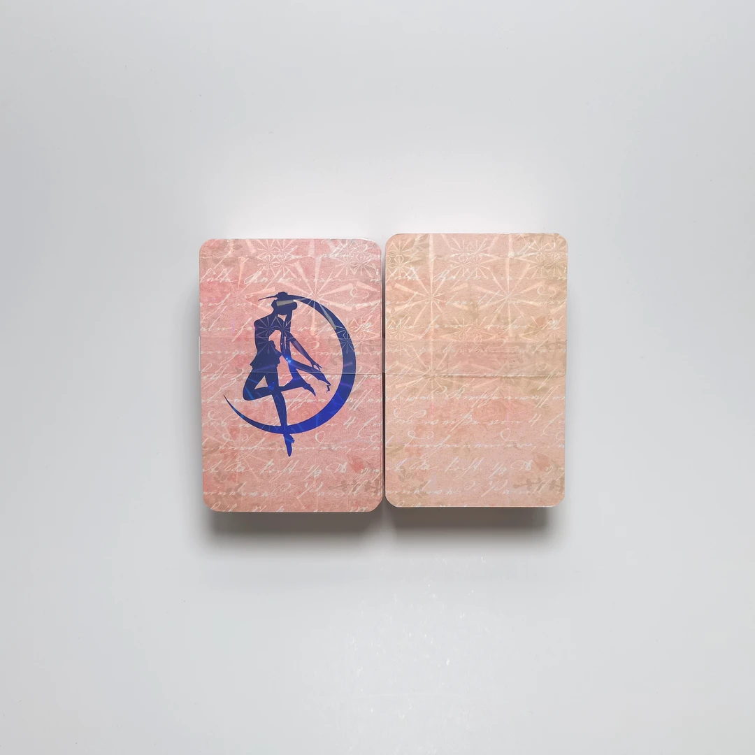 【镭射纸牌】镭射覆膜精品手工牌(不混色发)免湿水只适手工