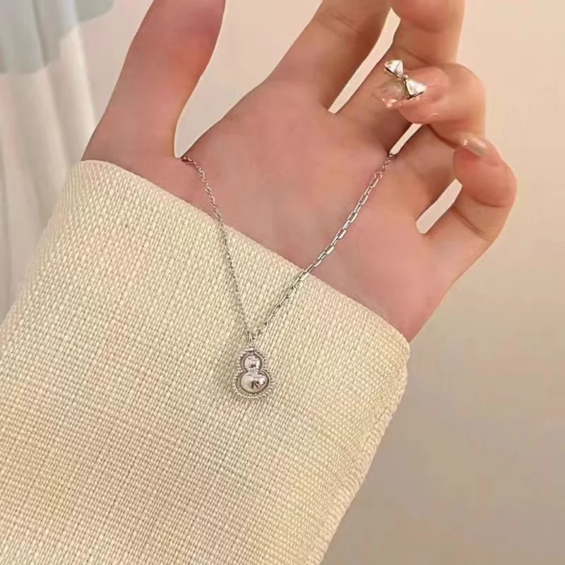 坠链均925银 925银精品时尚休闲葫芦项链