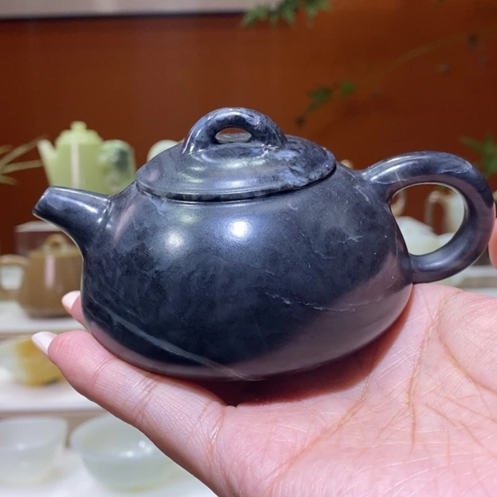 未镶嵌和田玉摆件微瑕福利青花壶