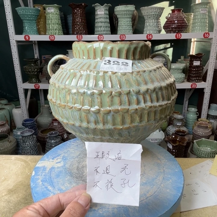 陶景德镇陶瓷花盆花器322