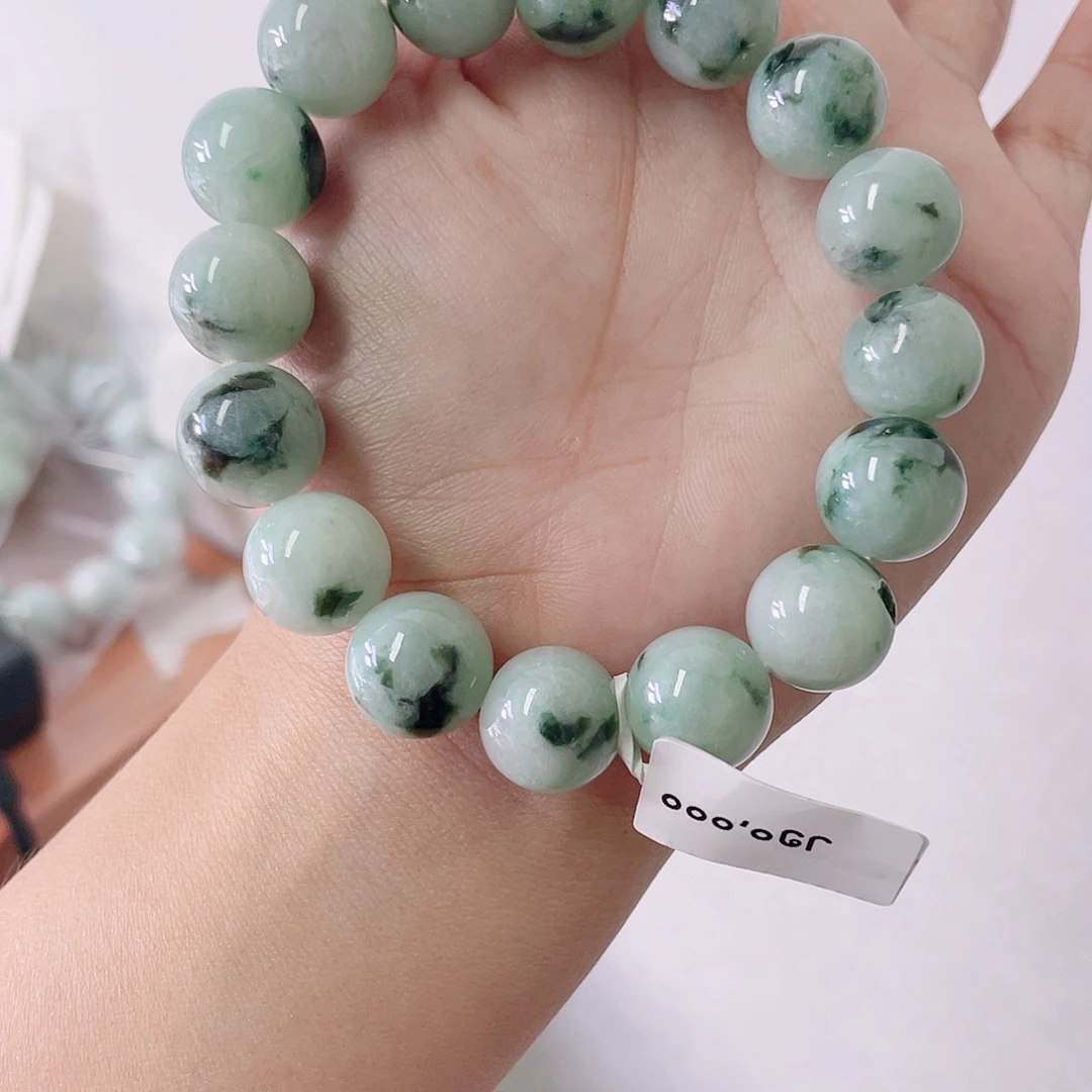 未镶嵌定制翡翠珠串
