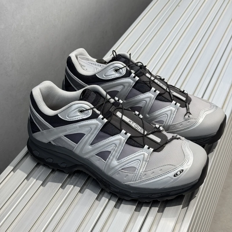 SALOMON/萨洛蒙XT-QUEST 银渐层 黑银 男女低帮户外跑步鞋 478852
