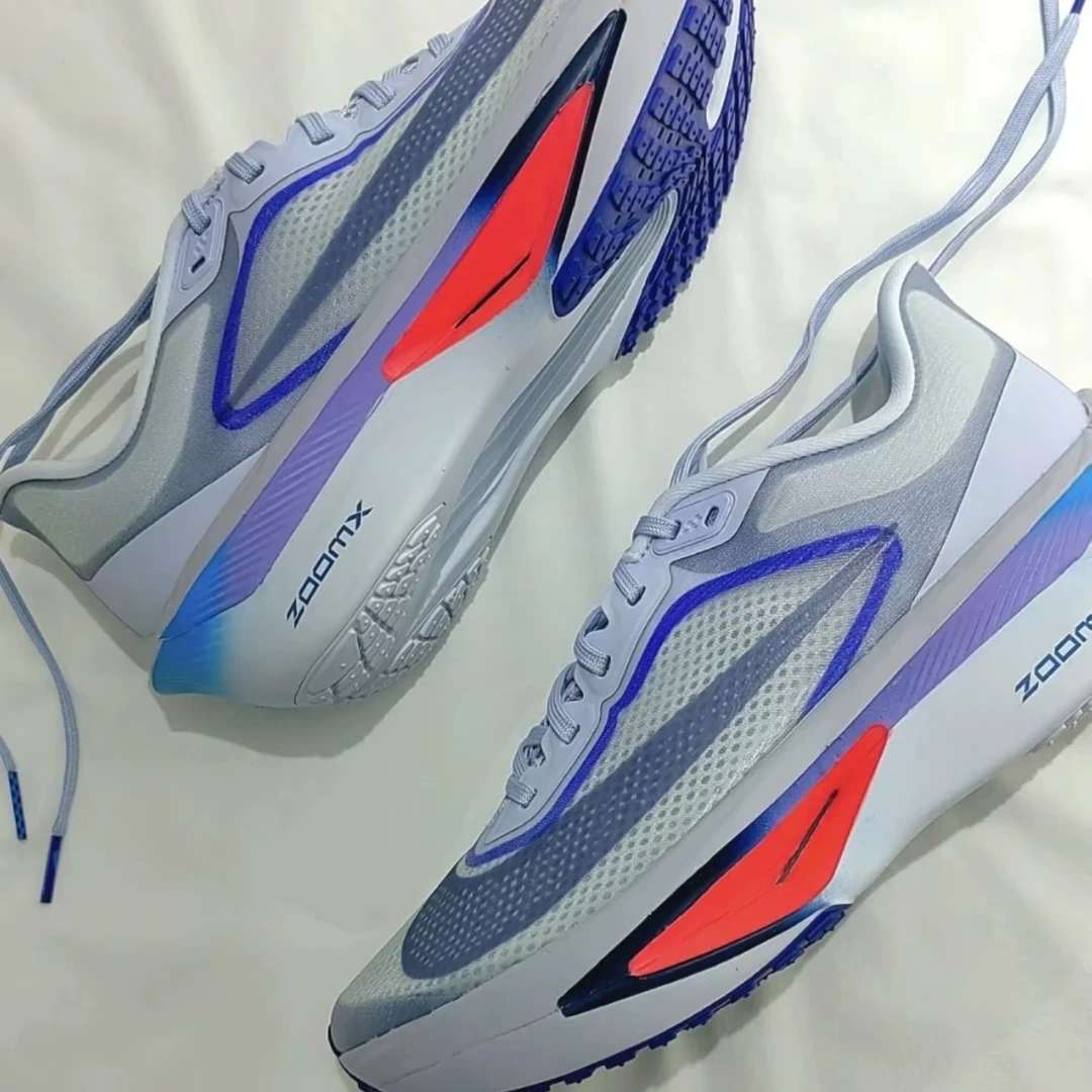 NIKE/耐克Zoom Fly 6 时尚舒适防滑耐磨 跑鞋 男款 灰蓝FN8454002