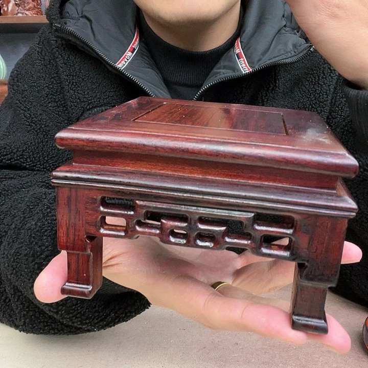 乌木类端景台小李子红木工艺品