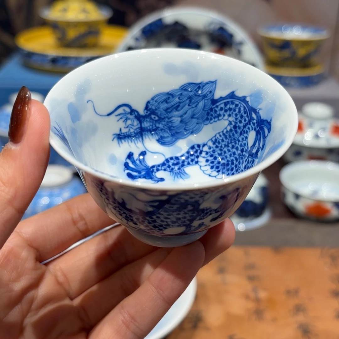 手工手绘陶瓷茶具