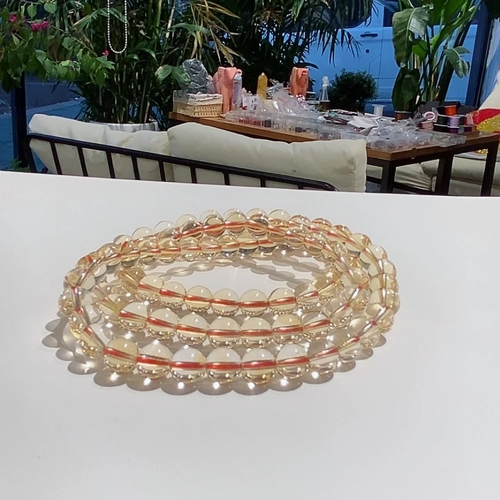 水晶手链未镶嵌6➕黄水晶