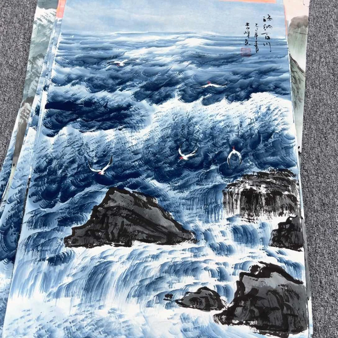 国画国画作品多次在国内外