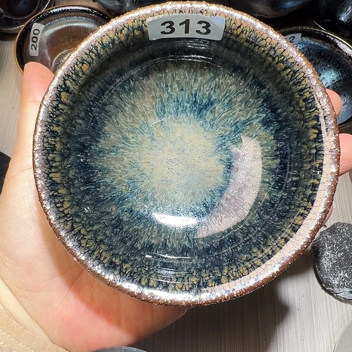 茶盏建窑建盏茶器313