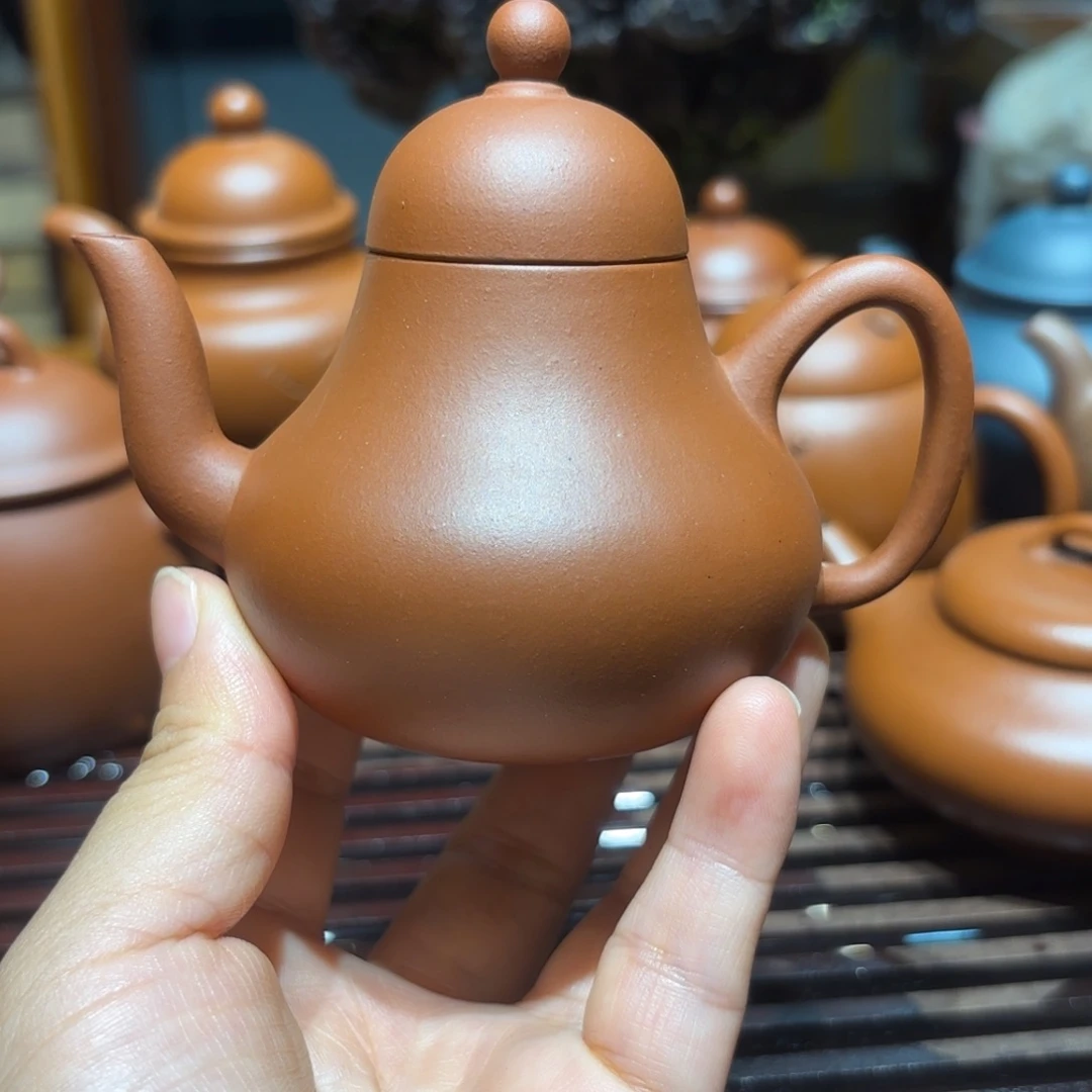 茶壶紫砂紫砂壶九十年代红泥思婷120c c