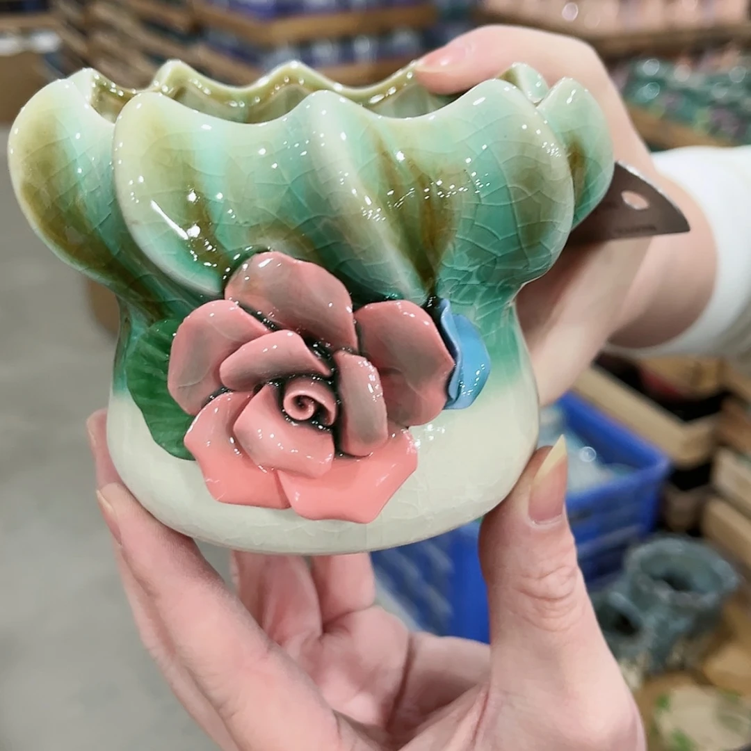 【闪购商品】陶瓷福利品凑满10元发货陶瓷花盆