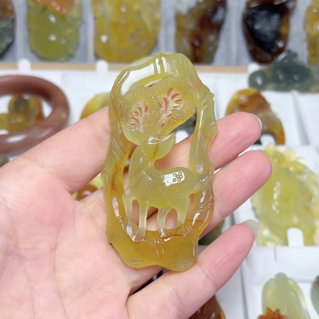 未镶嵌蛇纹石玉吊坠(不含链)