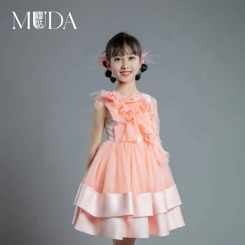 锦花之秀-穆哒儿童女孩公主礼服（不含小台模）