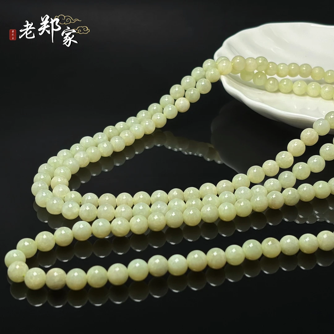 【老郑家】和田玉项链 约8mm (多样性发1件)