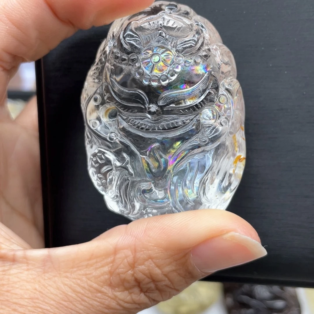 水晶吊坠(不含链)未镶嵌双**瑜