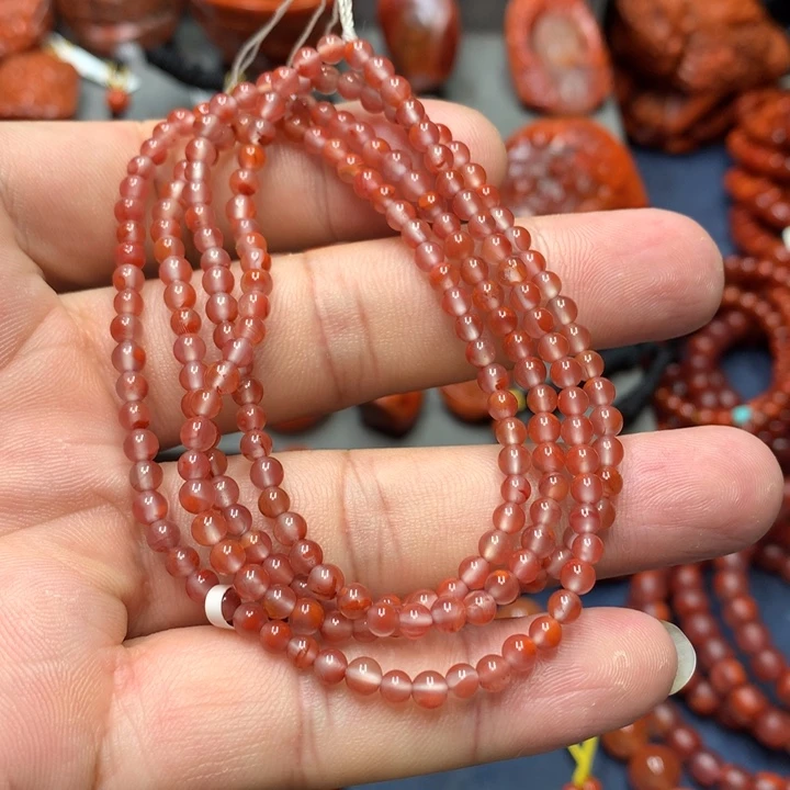 南红玛瑙未镶嵌手串