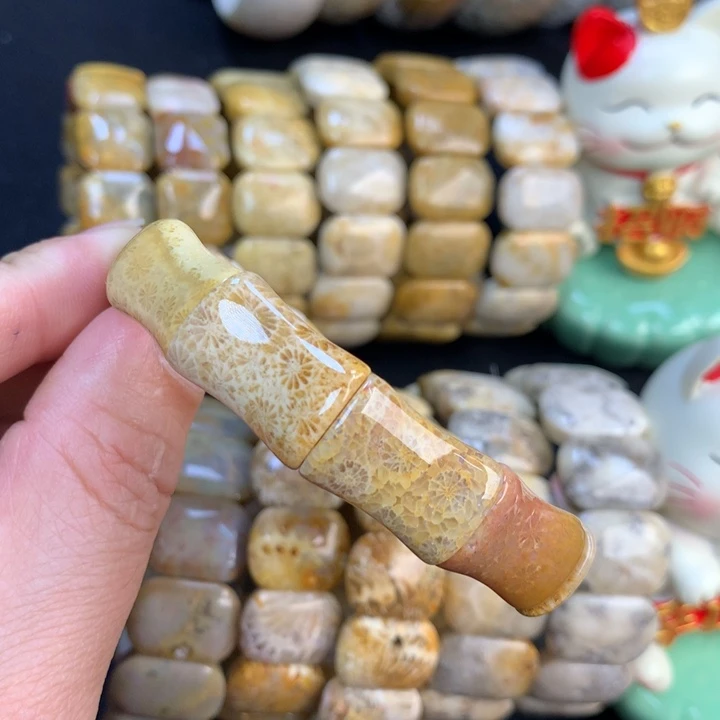 【闪购商品】硅化珊瑚（珊瑚玉）手链未镶嵌