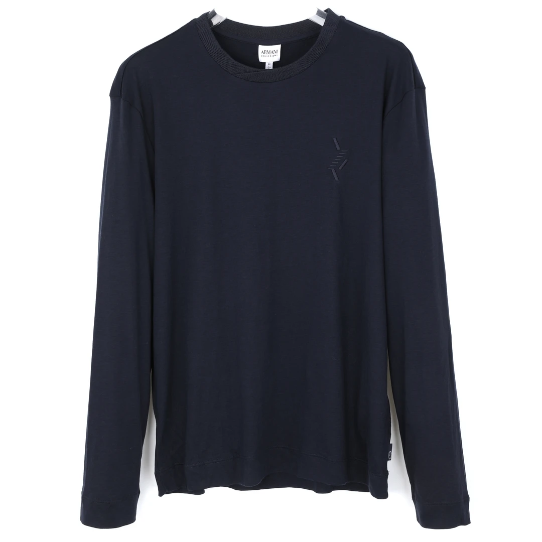 ARMANI COLLEZIONI阿玛尼男士休闲圆领长袖T恤 SCM01J SCMPJ 920